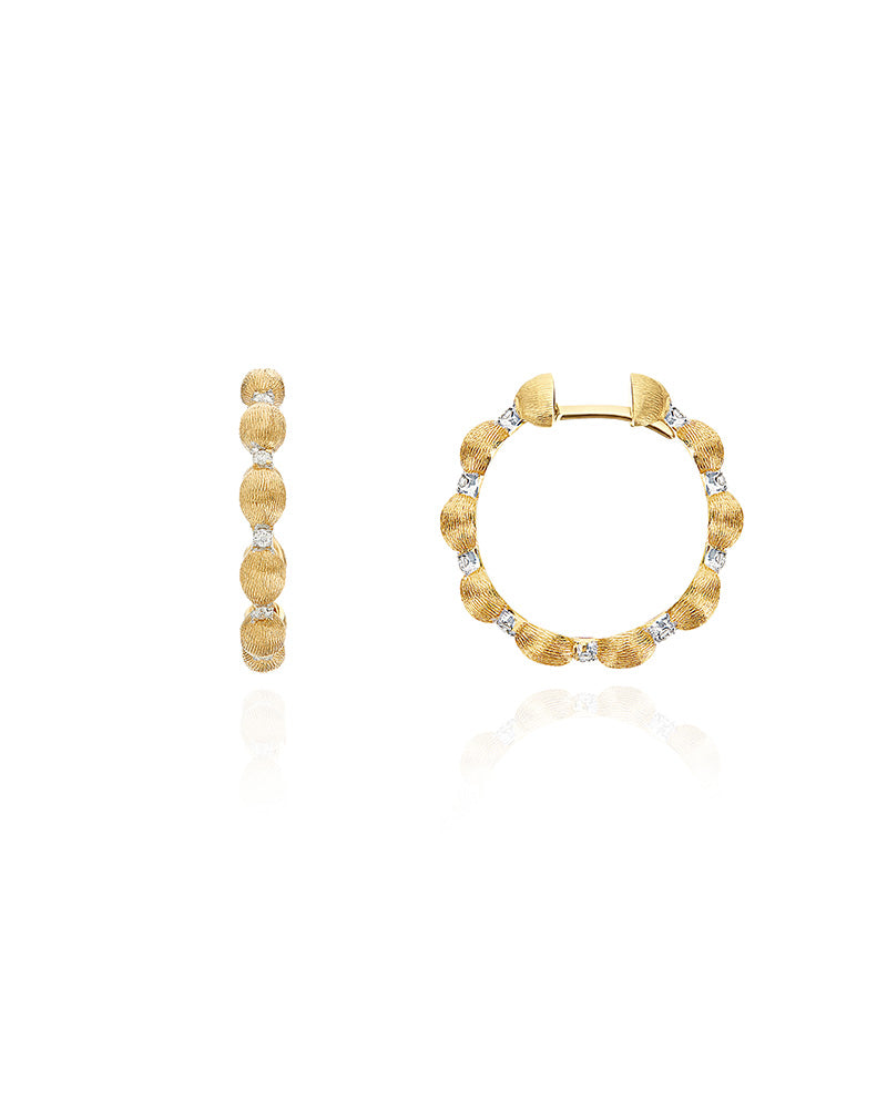 Nanis Orecchini a cerchio "DANCING ÉLITE" in oro e diamanti – Nanis Italian Jewels Shopping Online