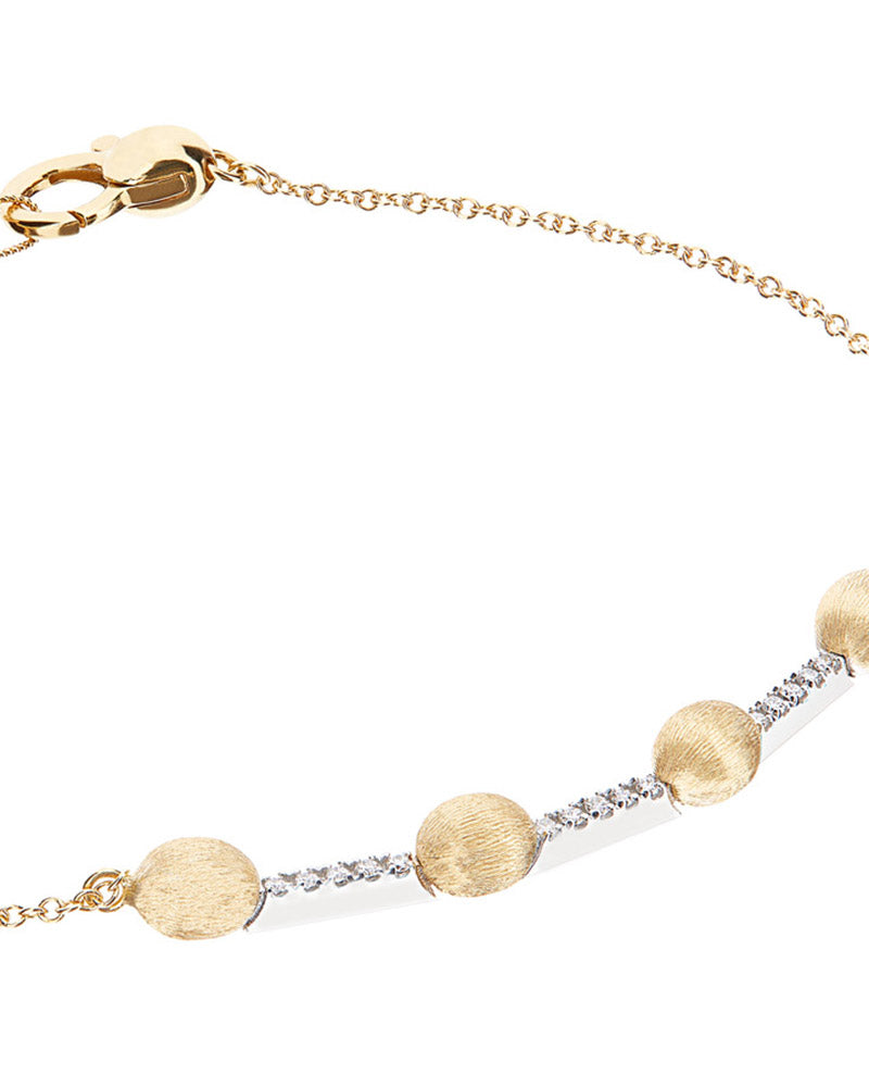 Nanis Bracciale "DANCING ÉLITE" in oro e barretta di diamanti – Nanis Italian Jewels Affare Del Giorno