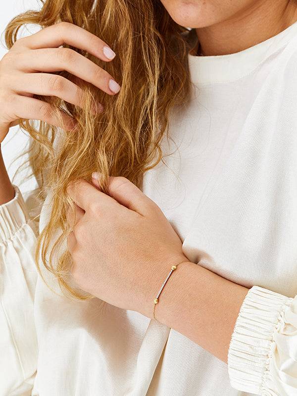 Nanis Bracciale "DANCING ÉLITE" in oro e barrette di diamanti – Nanis Italian Jewels Prezzo Ridotto