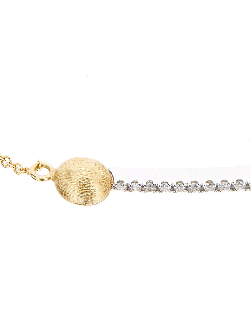 Nanis Bracciale "DANCING ÉLITE" in oro e barrette di diamanti – Nanis Italian Jewels Prezzo Ridotto