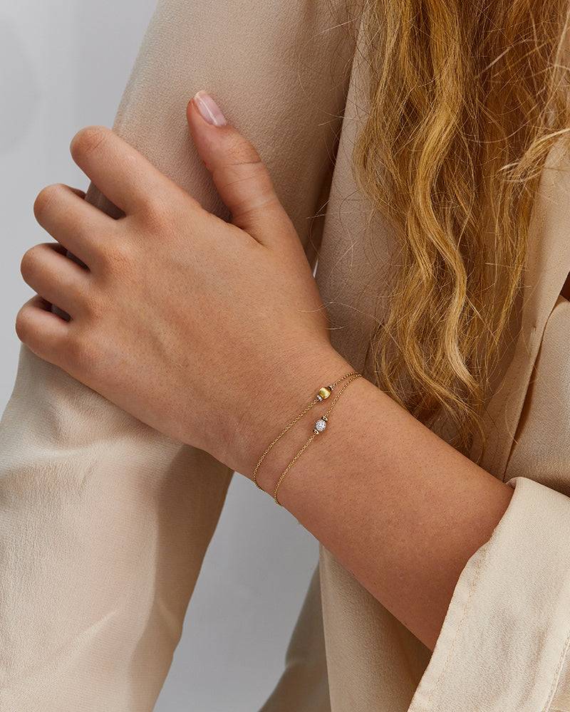 Nanis Bracciale "DANCING ÉLITE" in oro con boule in diamanti – Nanis Italian Jewels Sottocosto
