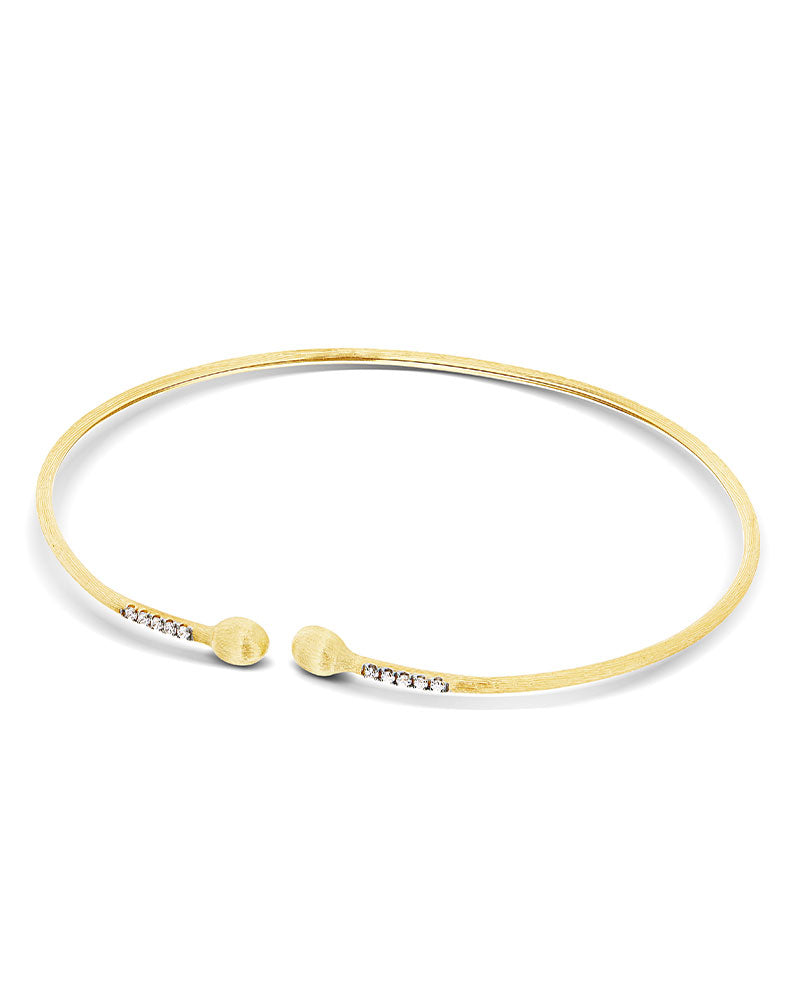Nanis Bracciale a schiava "DANCING ÉLITE" essenziale inciso a mano in oro e – Nanis Italian Jewels Novità