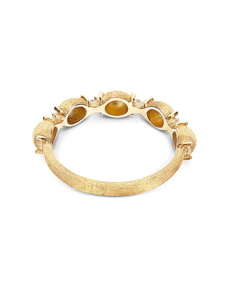 Nanis Anello "DANCING ÉLITE" con diamanti e boules piccole in oro – Nanis Italian Jewels Online