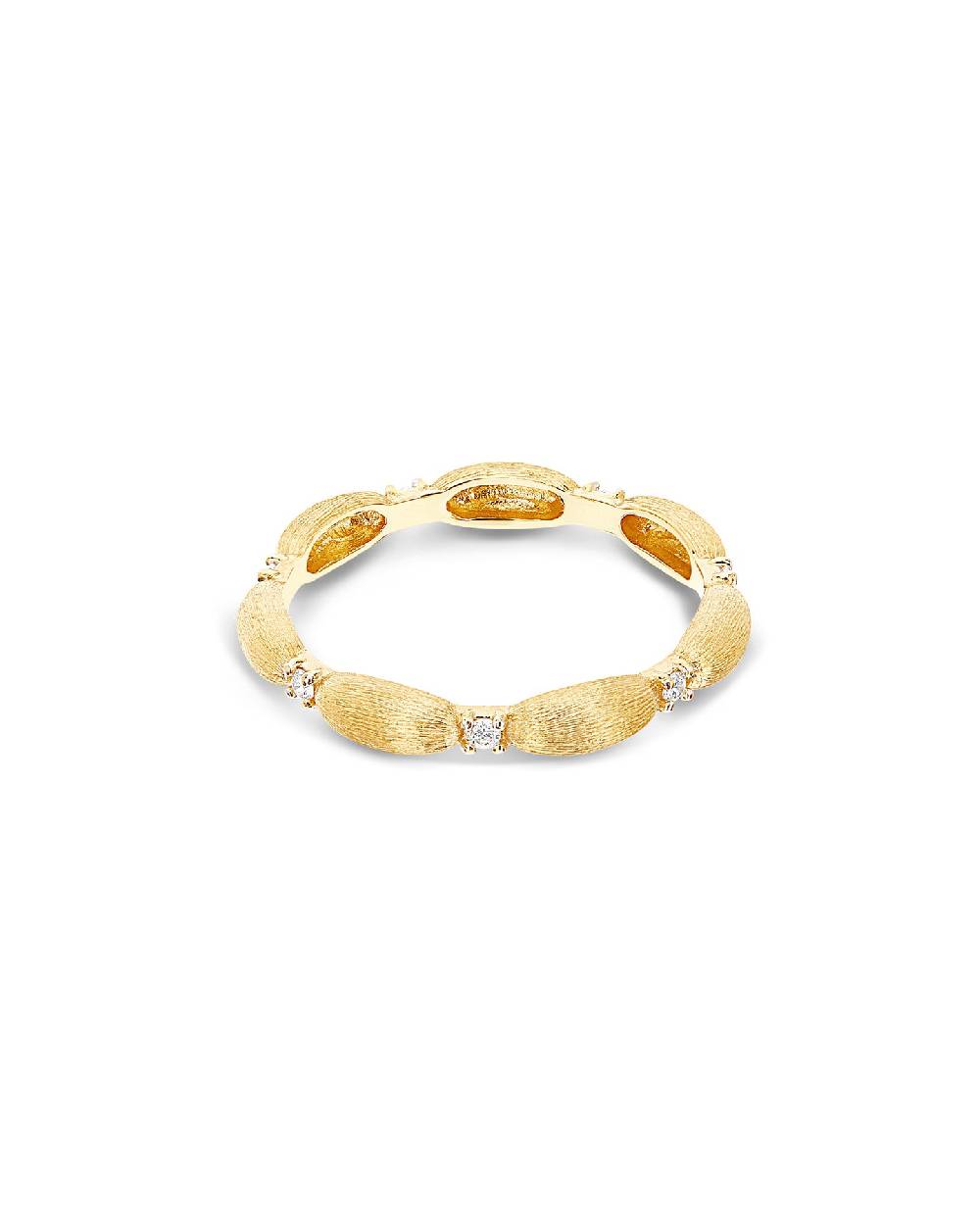 Nanis Anello "DANCING ÉLITE" con boules in oro e dettagli di diamanti – Nanis Italian Jewels In Vendita