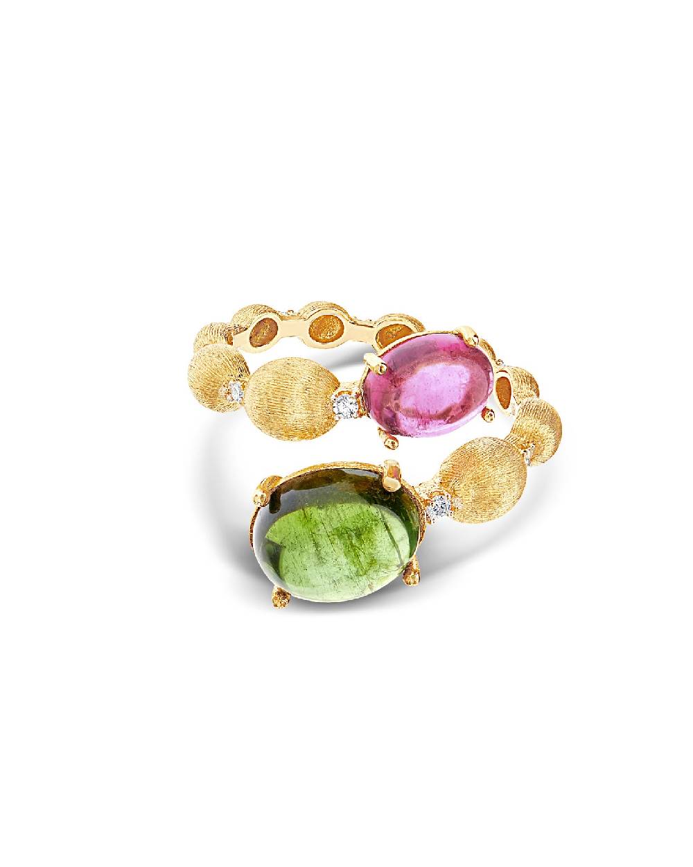Nanis Anello contrariè "DANCING TOURMALINES" in oro, diamanti, tormaline ros – Nanis Italian Jewels Fino Al -60%