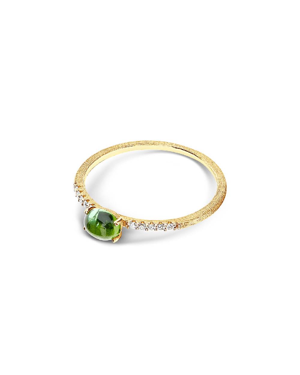 Nanis Anello "DANCING TOURMALINES" in oro, diamanti e tormalina verde (picco – Nanis Italian Jewels Offerte