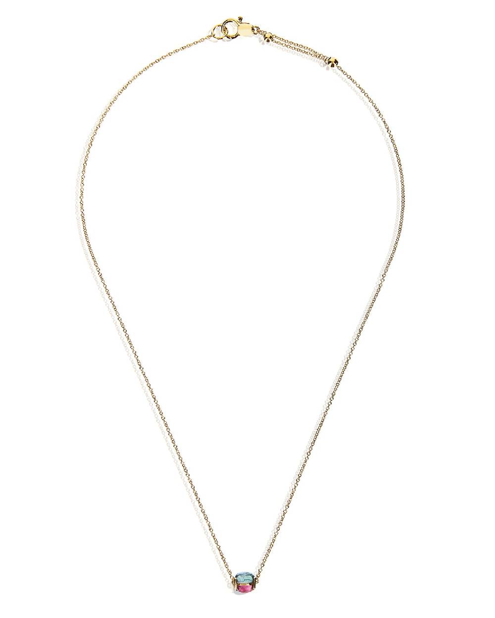 Nanis Choker cabochon "DANCING TOURMALINES" in oro e doppia tormalina colora – Nanis Italian Jewels Vendita Calda