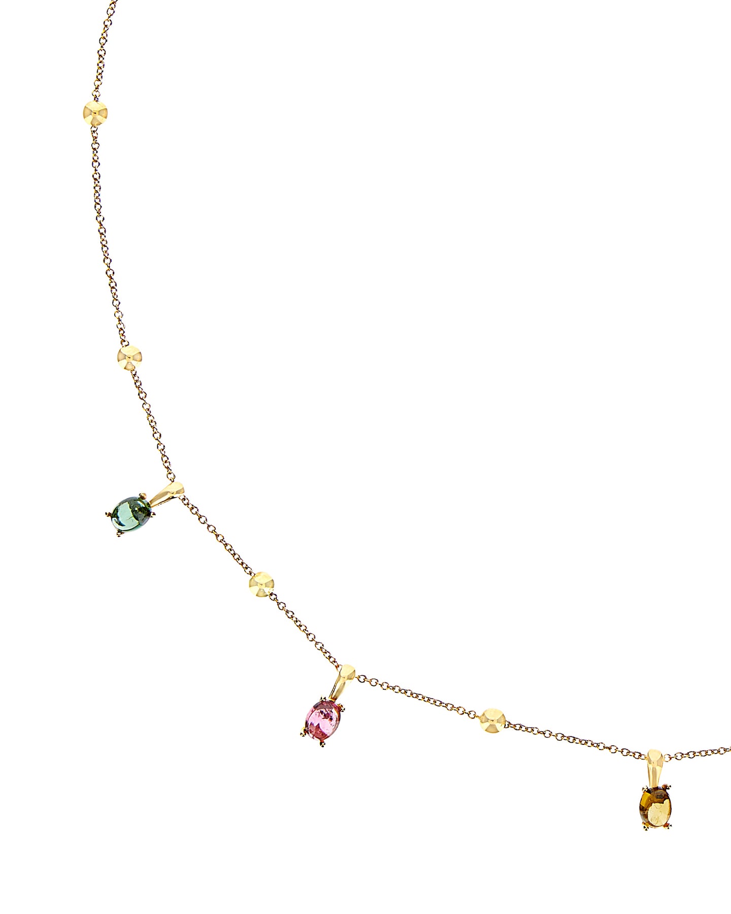 Nanis Collana girocollo "DANCING TOURMALINES" in oro e tormaline colorate – Nanis Italian Jewels Saldi Di Fabbrica