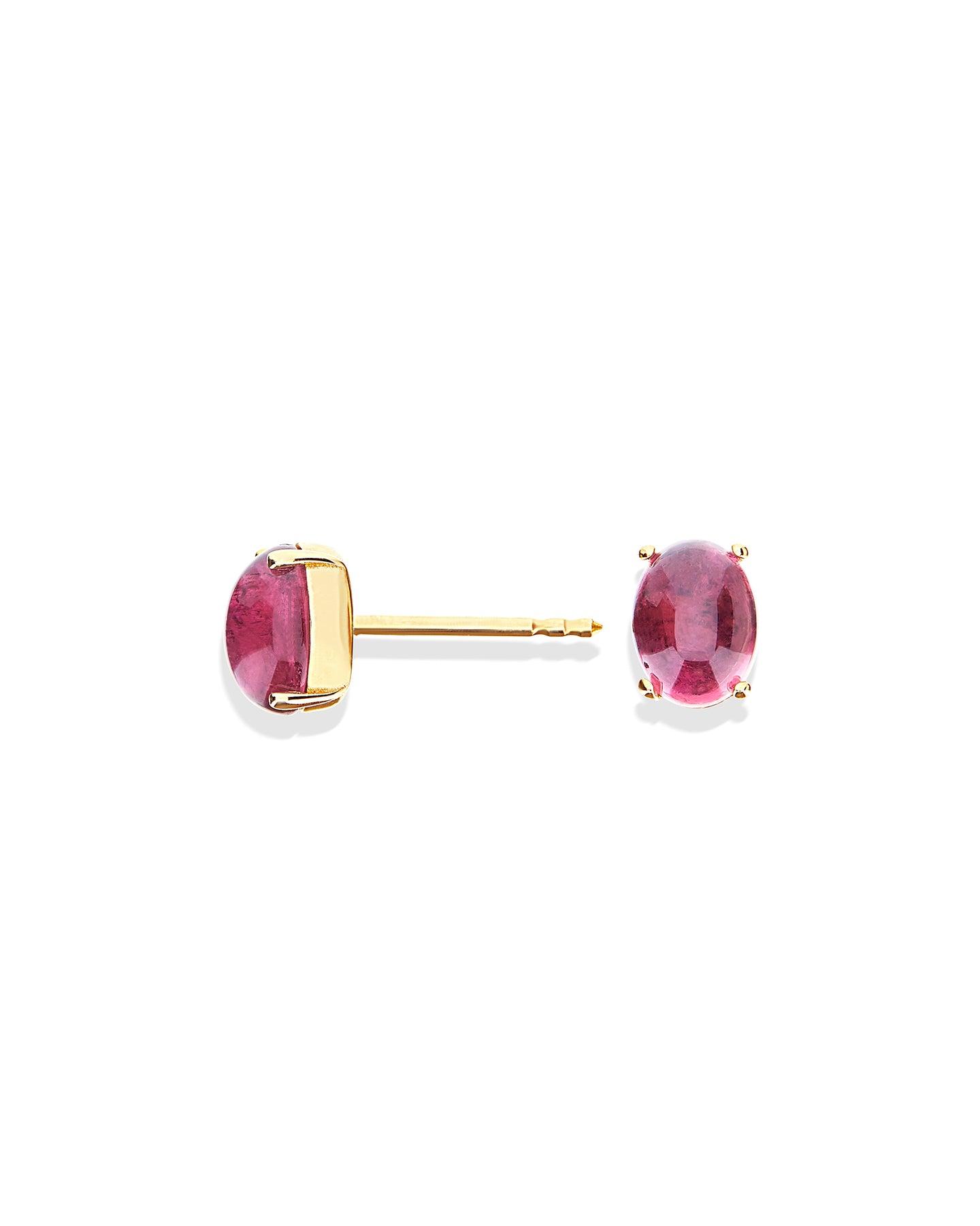Nanis Orecchini a lobo "DANCING TOURMALINES" in oro e tormalina rosa (piccol – Nanis Italian Jewels Negozio