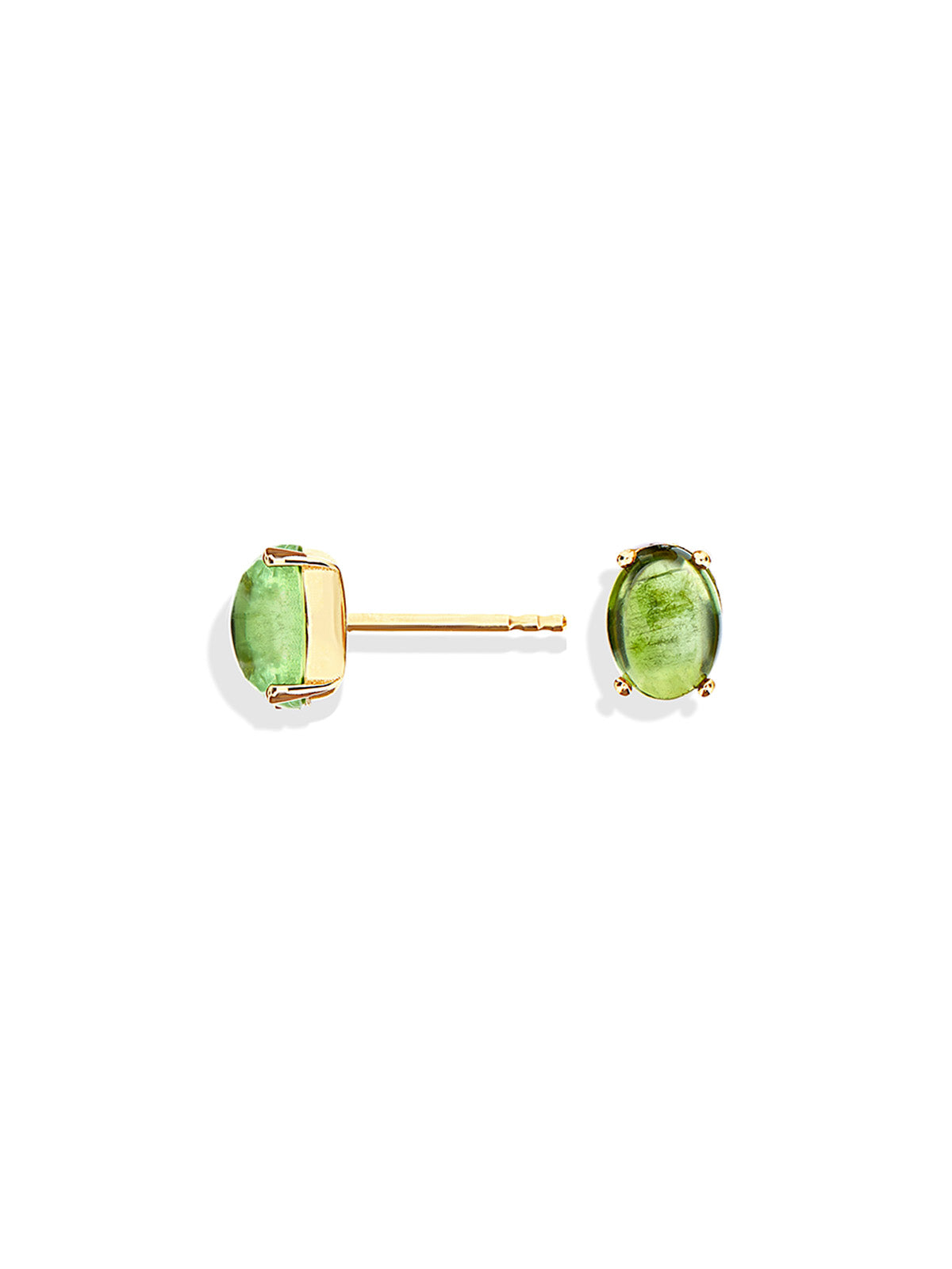 Nanis Orecchini a lobo "DANCING TOURMALINES" in oro e tormalina verde (picco – Nanis Italian Jewels Nuova