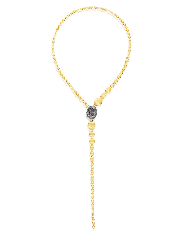 Nanis Collana a Y "DANCING REVERSE" double face in oro, rubini, diamanti e c – Nanis Italian Jewels Pezzi Unici