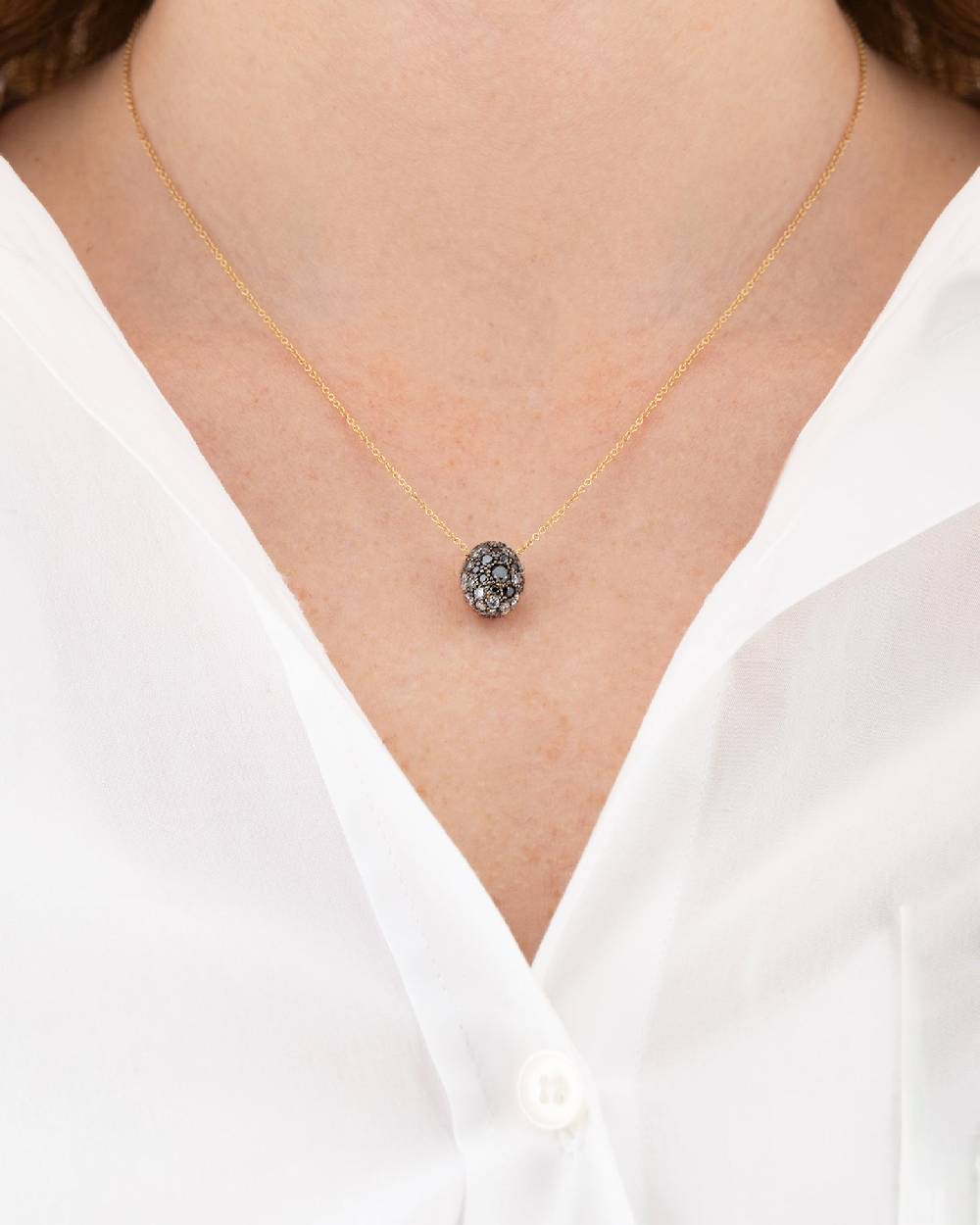 Nanis Collana "DANCING REVERSE" double face con ciondolo in oro, rubini, dia – Nanis Italian Jewels Soddisfazione Garantita