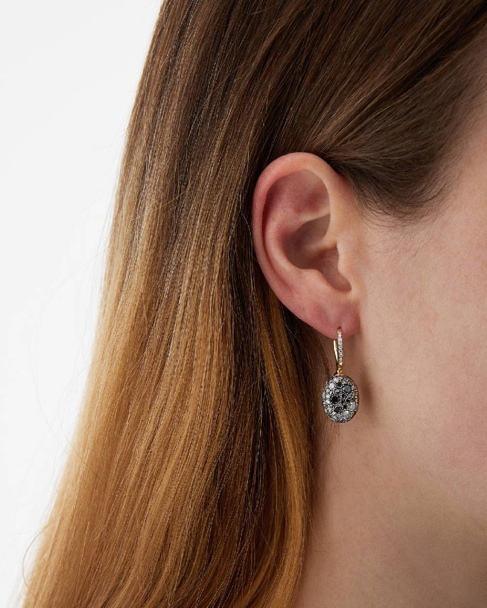 Nanis Orecchini CILIEGINE "DANCING REVERSE" double face in oro, rubini, diam – Nanis Italian Jewels Negozi Online