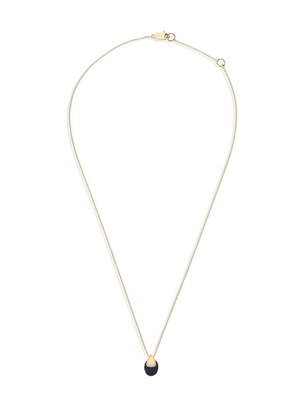 Nanis Collana "DANCING MYSTERY BLACK" pendente in oro con boule in onice ner – Nanis Italian Jewels Vendita Calda