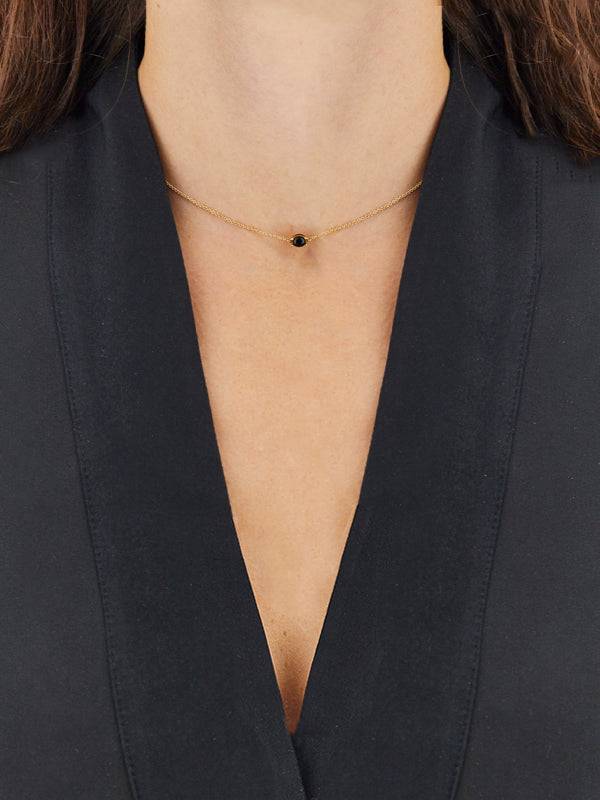 Nanis Choker "DANCING MYSTERY BLACK" in oro e onice nero – Nanis Italian Jewels Italy