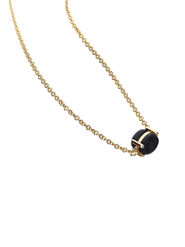 Nanis Choker "DANCING MYSTERY BLACK" in oro e onice nero – Nanis Italian Jewels Italy