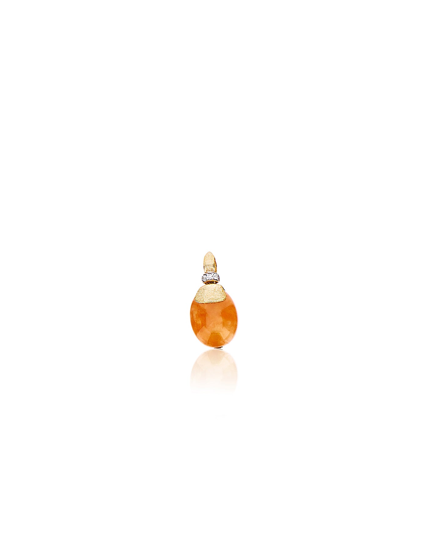 Nanis Pendente "PETRA" in oro, diamanti e avventurina arancione (piccolo) – Nanis Italian Jewels Economico