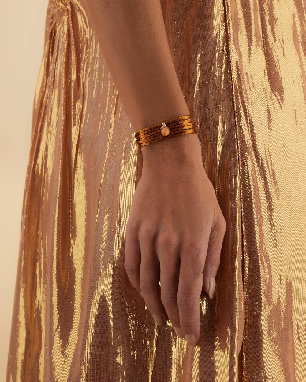 Nanis Pendente "PETRA" in oro, diamanti e avventurina arancione (piccolo) – Nanis Italian Jewels Economico