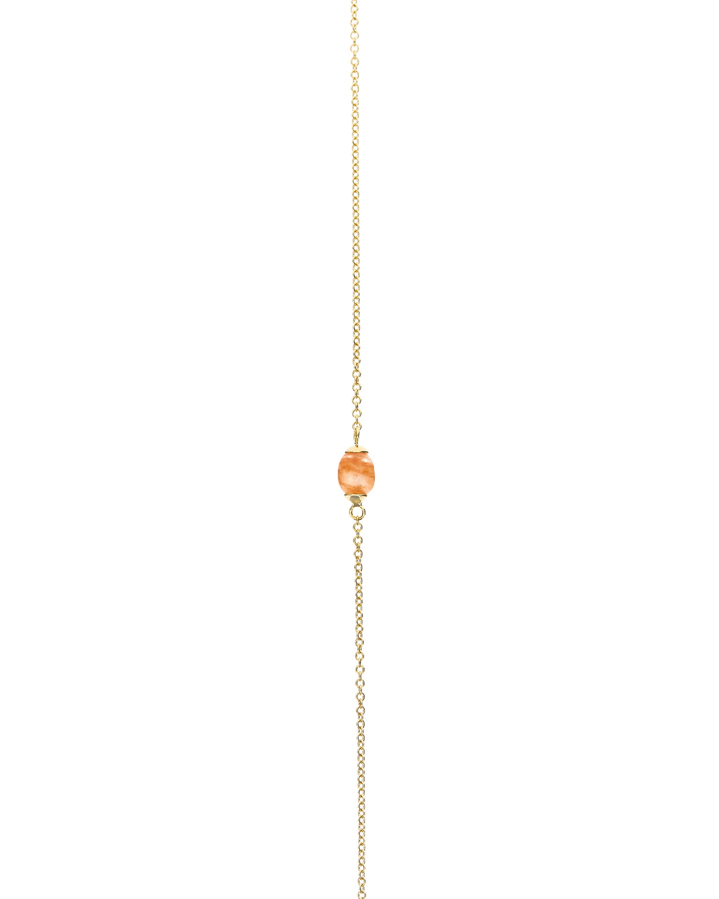 Nanis Collana "PETRA" in oro e avventurina arancione (corta) – Nanis Italian Jewels In Vendita