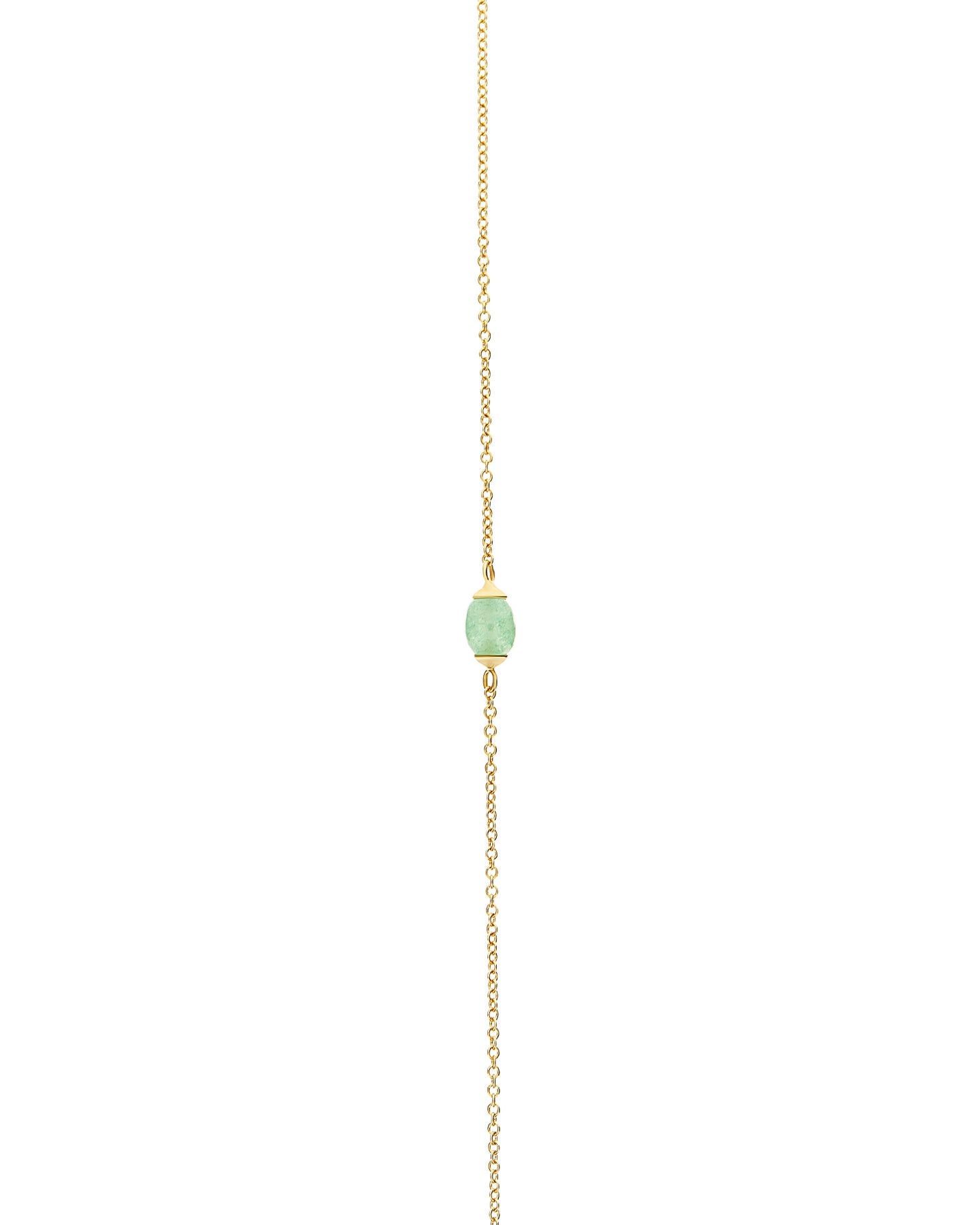 Nanis Collana "AMAZZONIA" in oro e avventurina verde (corta) – Nanis Italian Jewels Nuova