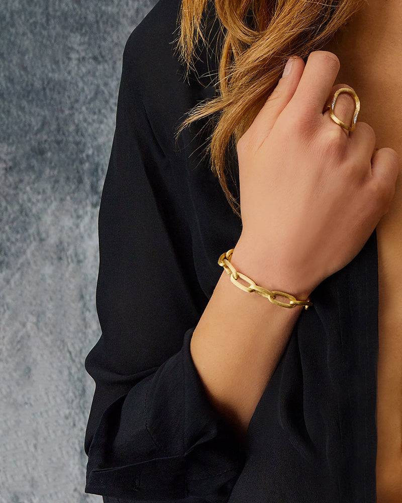Nanis Bracciale "LIBERA" con catena in oro e diamanti – Nanis Italian Jewels Italia
