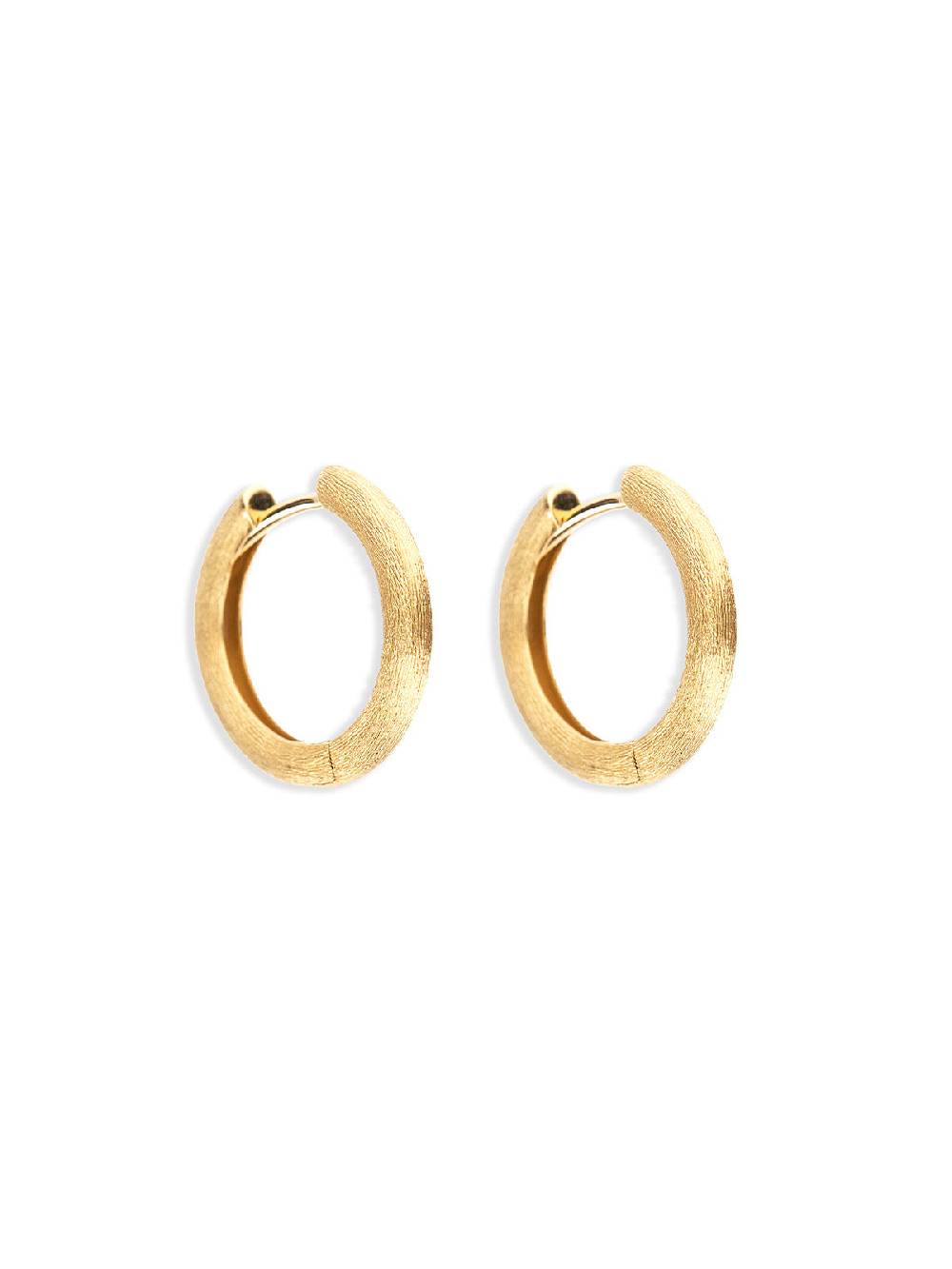 Nanis Orecchini a cerchio grandi "LIBERA" in oro – Nanis Italian Jewels Vendita