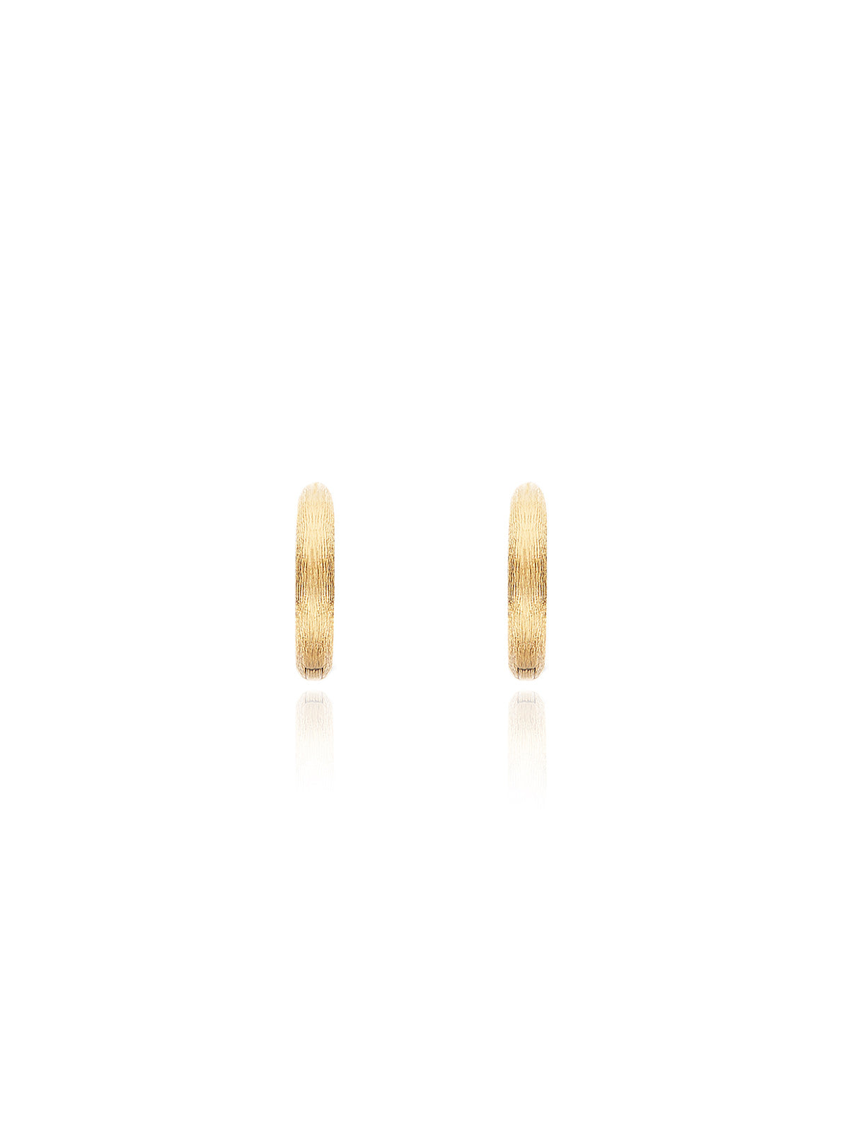 Nanis Orecchini a cerchio piccoli "LIBERA"in oro – Nanis Italian Jewels Promozione