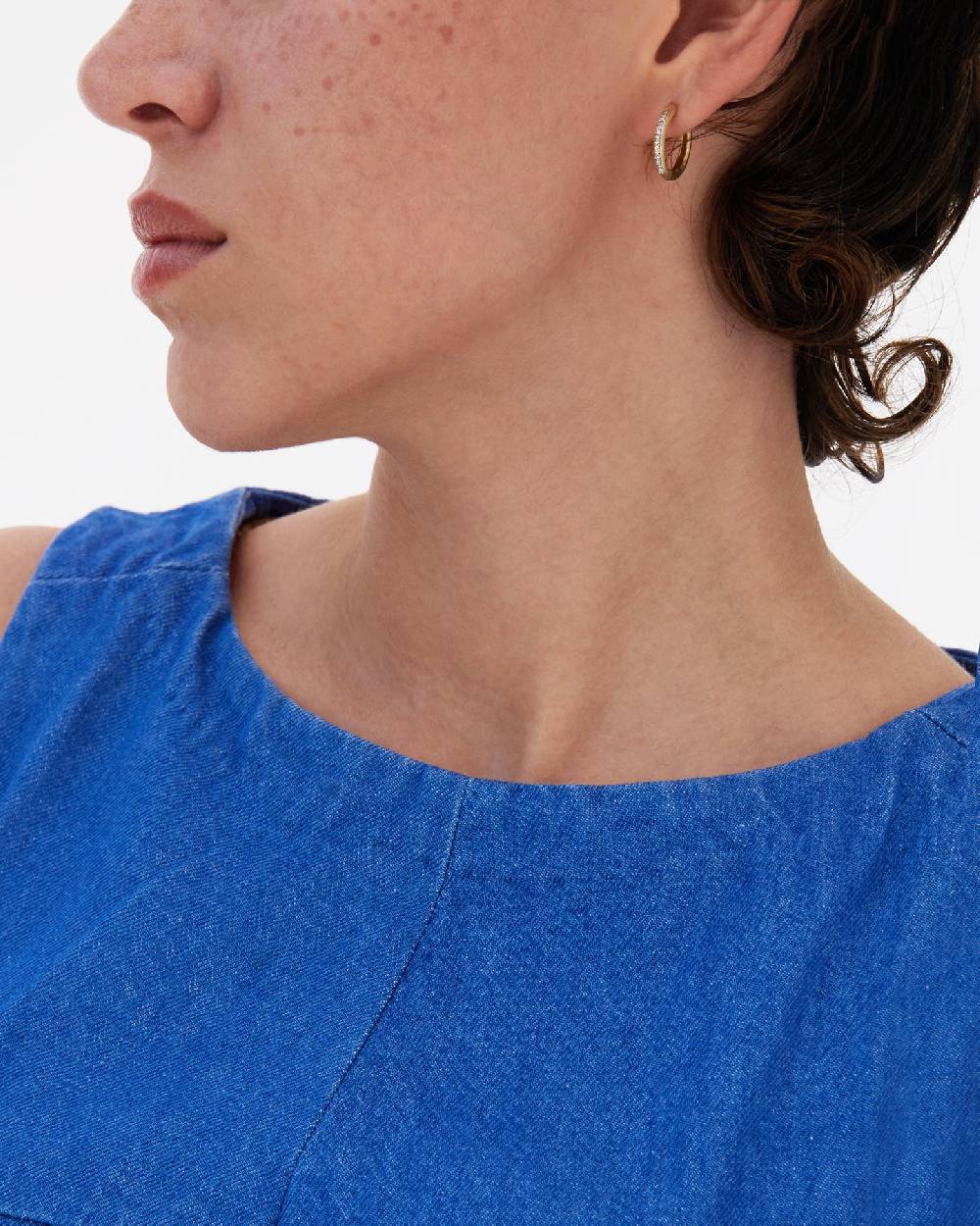 Nanis Orecchini a cerchio grandi "LIBERA" in oro e diamanti – Nanis Italian Jewels Spedizione Gratuita
