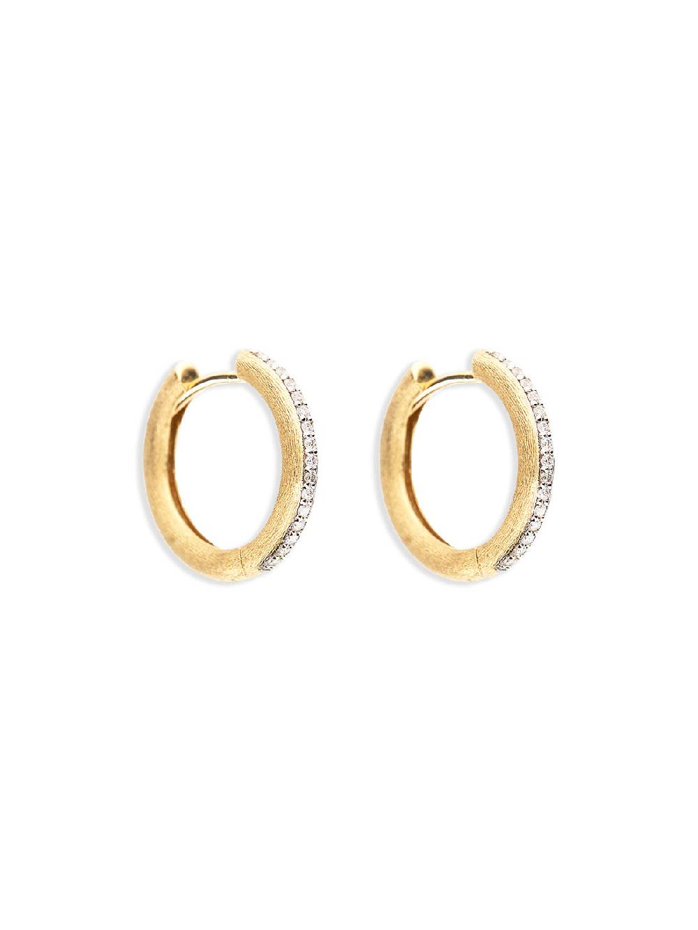 Nanis Orecchini a cerchio grandi "LIBERA" in oro e diamanti – Nanis Italian Jewels Spedizione Gratuita