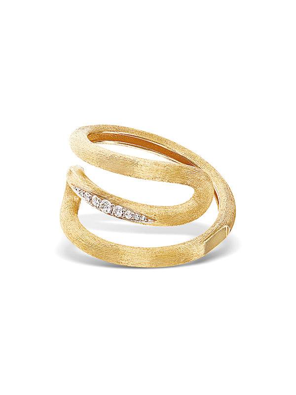 Nanis Anello "LIBERA" a spirale in oro e diamanti – Nanis Italian Jewels Qualità Garantita