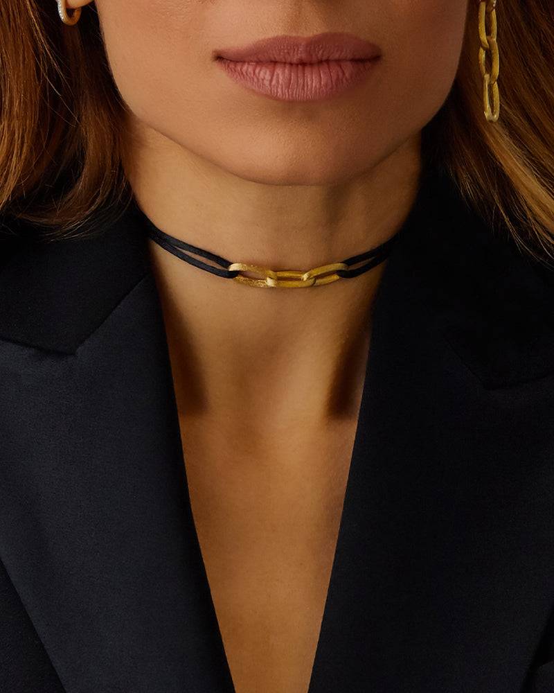 Nanis Bracciale collana "LIBERA SOUL" con triplo elemento in oro – Nanis Italian Jewels Novità