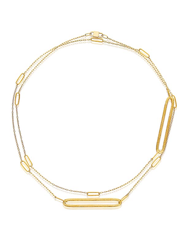 Nanis Collana chanel "LIBERA" con catena in oro lunga – Nanis Italian Jewels Sconto