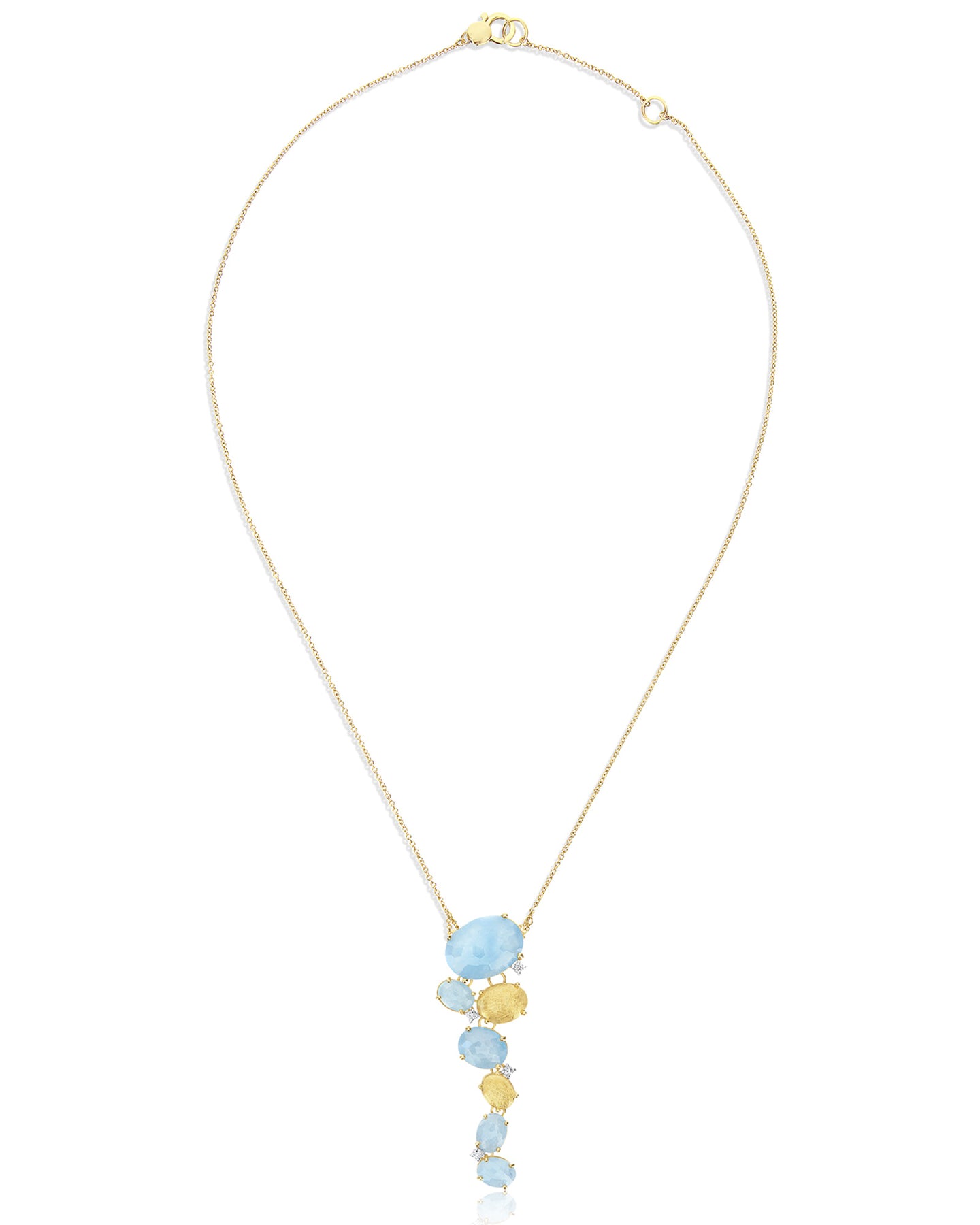 Nanis Collana "IPANEMA"con boules in oro, acquamarina e dettagli in diamanti – Nanis Italian Jewels I Più Venduti