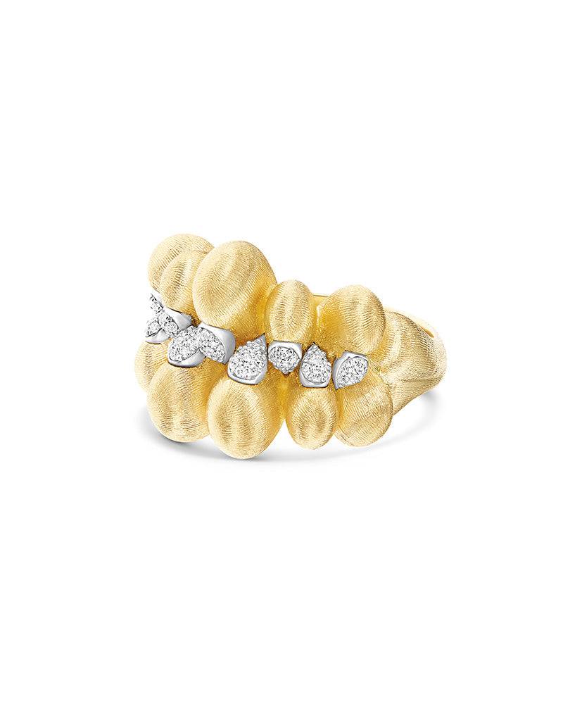 Nanis Anello "TRASFORMISTA" con elementi a goccia in oro e diamanti – Nanis Italian Jewels Shopping Online