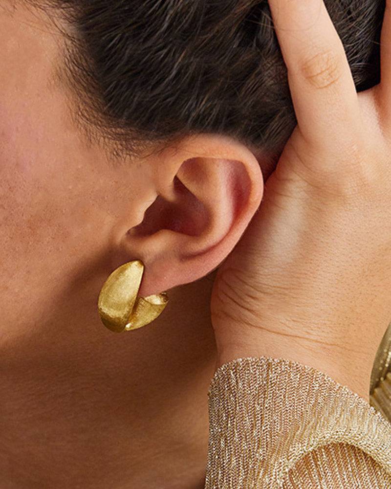 Nanis Orecchini a cerchio "TRASFORMISTA" vintage in oro – Nanis Italian Jewels Prezzo Ridotto