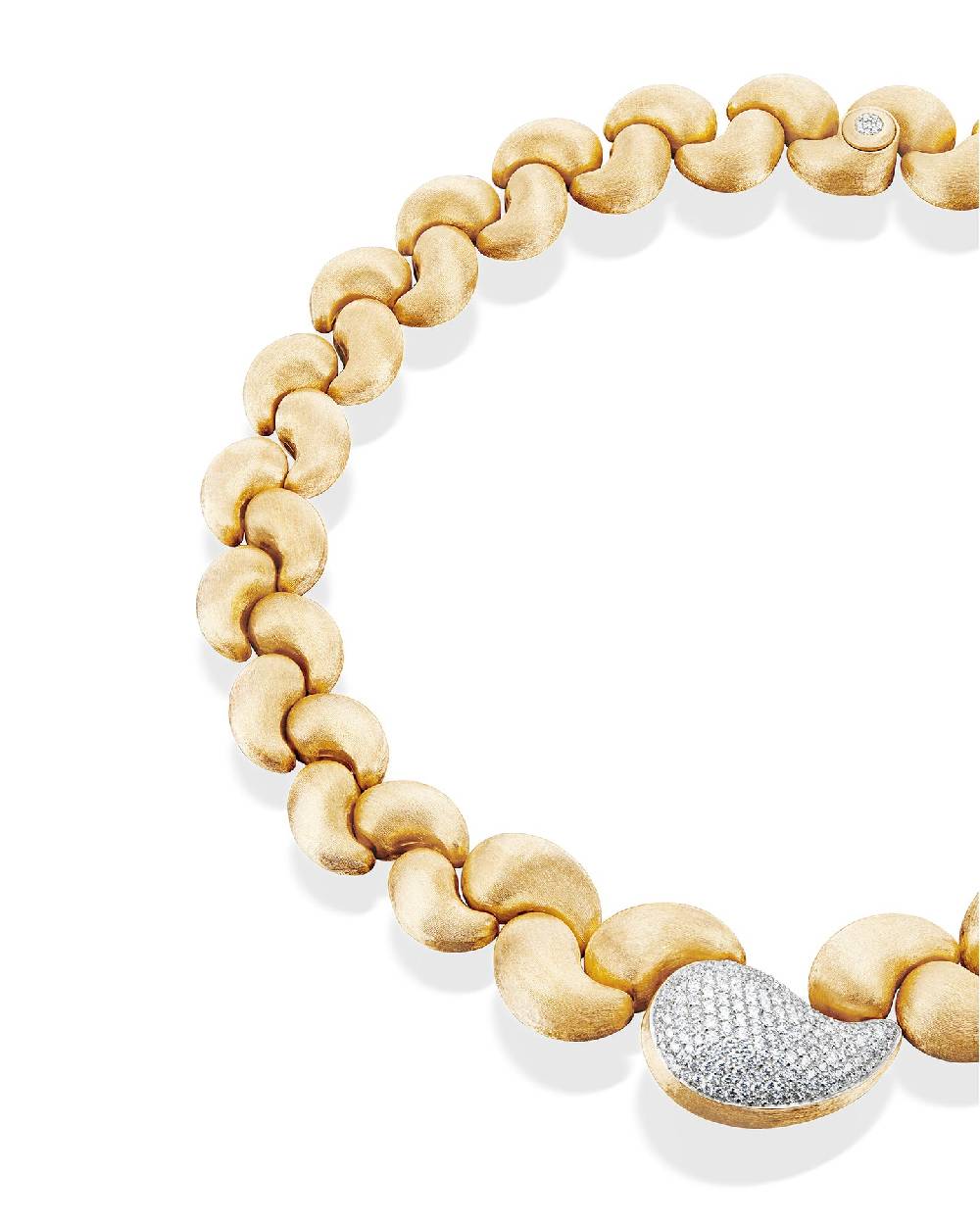 Nanis Collana statement "CASHMERE" in oro e diamanti – Nanis Italian Jewels Presa