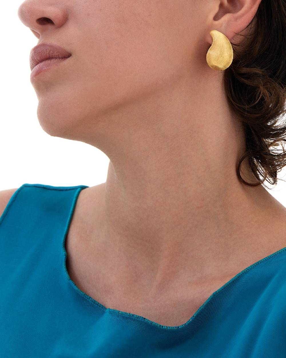 Nanis Orecchini a lobo "CASHMERE" in oro – Nanis Italian Jewels Sconto