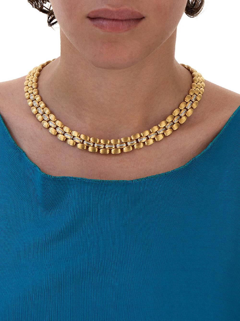 Nanis Collana statement "Diva" in oro e diamanti – Nanis Italian Jewels In Vendita