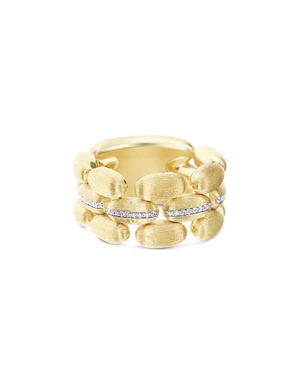 Nanis Anello “Diva” a tripla fascia in oro e diamanti – Nanis Italian Jewels Hotsell