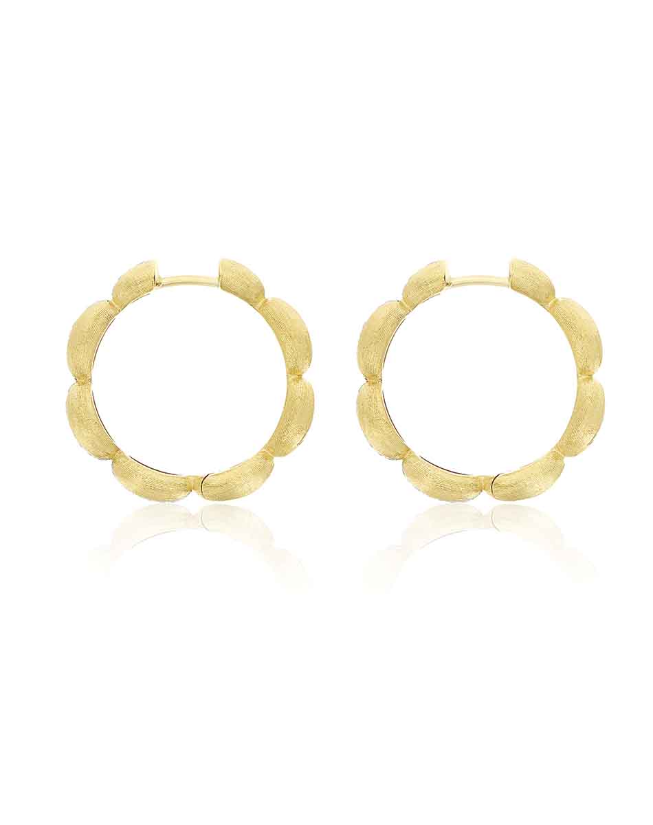 Nanis Orecchini a cerchio grandi "Diva" in oro e diamanti – Nanis Italian Jewels I Più Venduti