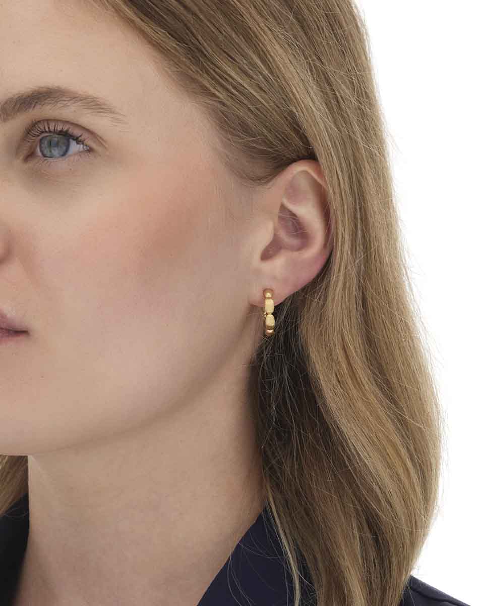 Nanis Orecchini a cerchio medi "Diva" in oro – Nanis Italian Jewels Nuova