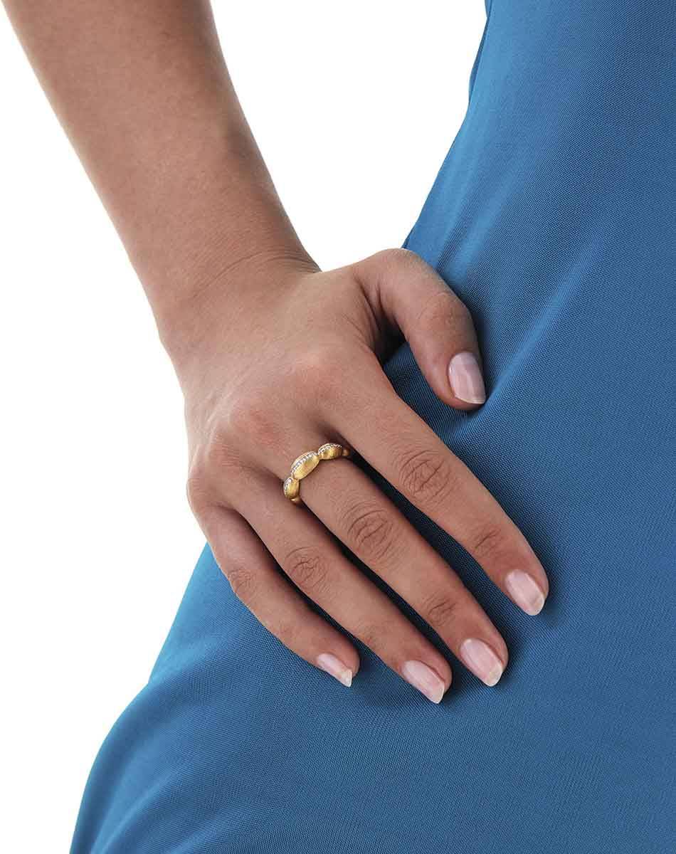 Nanis Anello "Diva" con boules in oro e diamanti – Nanis Italian Jewels 2025