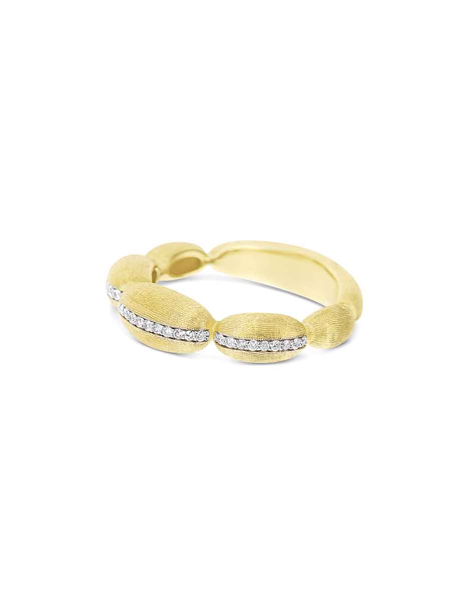 Nanis Anello "Diva" con boules in oro e diamanti – Nanis Italian Jewels 2025