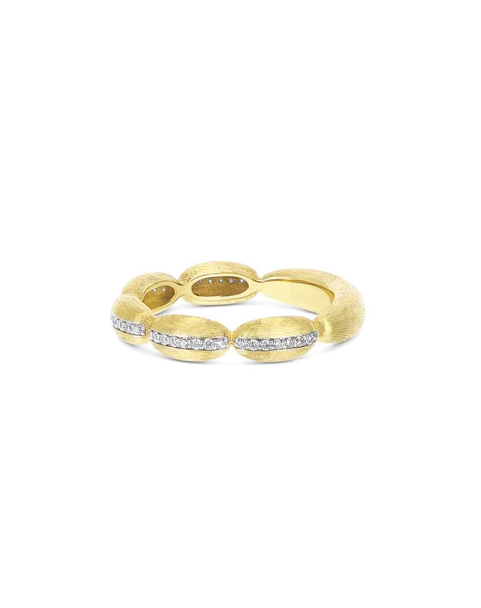 Nanis Anello “Diva” con boules in oro e diamanti – Nanis Italian Jewels Italy