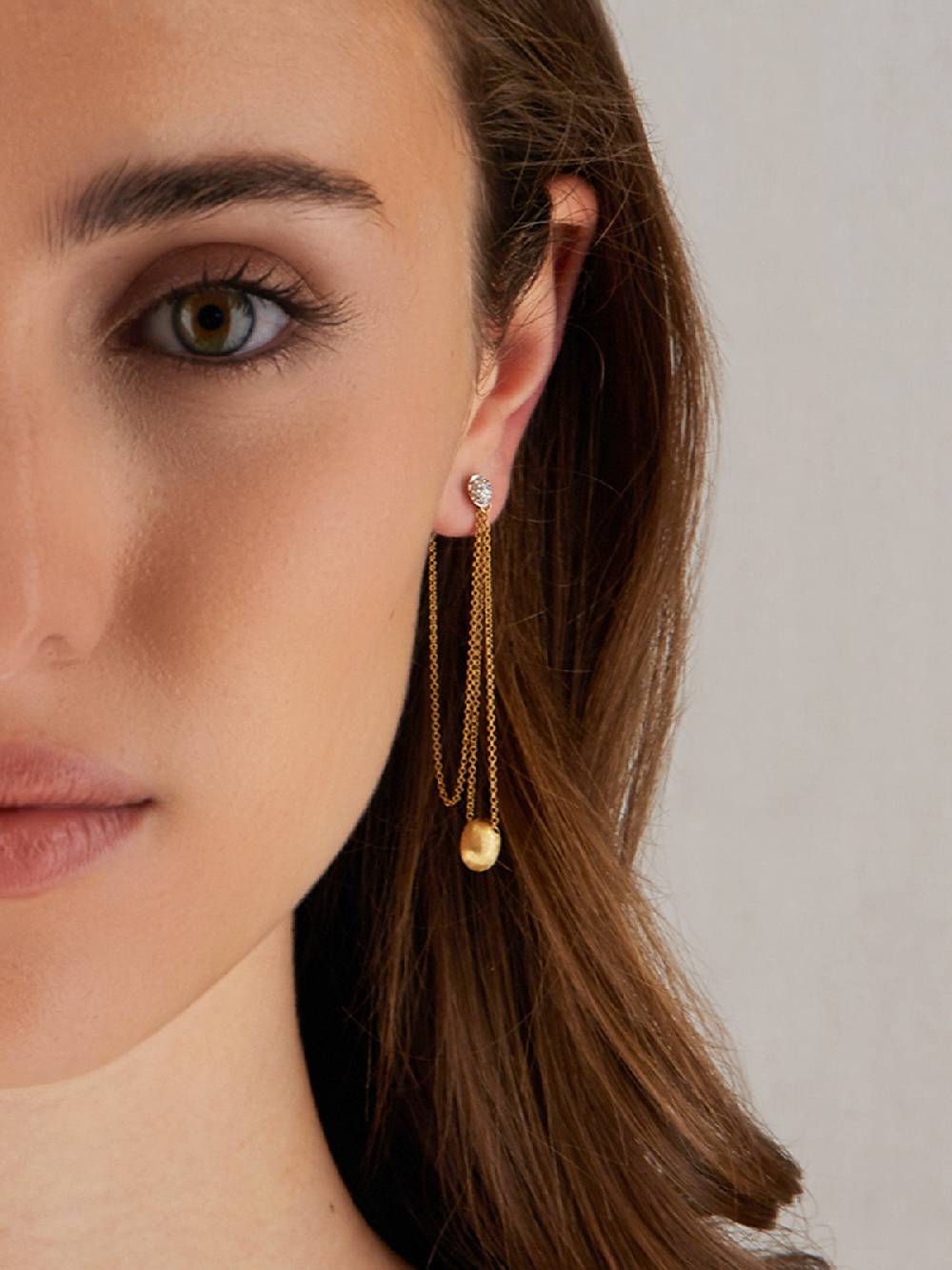 Nanis Orecchini "LUCE" pendenti lunghi in oro e diamanti – Nanis Italian Jewels Ultimo giorno