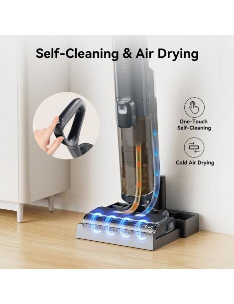 Proscenic F20A Aspirapolvere lavapavimenti senza fili autonomia 35 minuti Doppio Serbatoio dell'acqua da 1L Moda