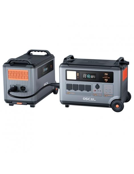 Blackview Oscal PowerMax 3600 Stazione di alimentazione robusta + Oscal BP3600 3600Wh Batteria supplementare Offerta