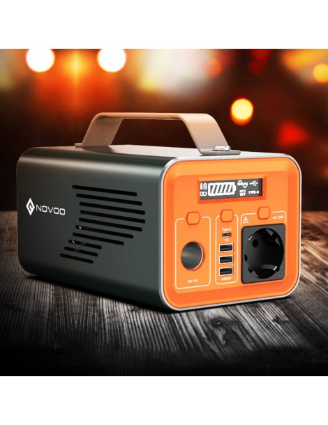 NOVOO ESS 230WH / 200W Stazione di Alimentazione Portatile per Campeggio Viaggio all'Aperto Interruzione di corrente Offerte