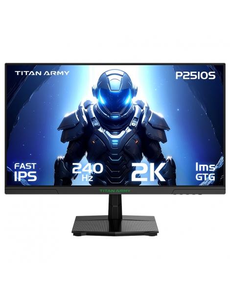 TITAN ARMY P2510S Flat Monitor da gioco 16:9 24 5 pollici Fast IPS QHD 240Hz 2K 1ms GTG Cura degli occhi VESA 100x100mm In Saldo