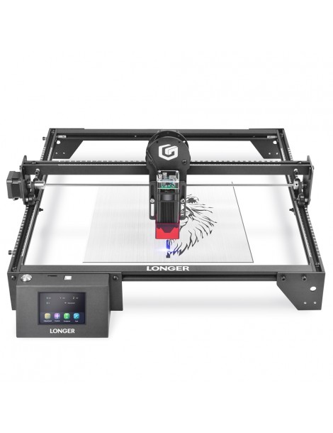 LONGER RAY5 5.5W 60W FAC Taglierina per incisione laser Chipset ESP32 Connessione WIFI Schermo Touch da 3 5" Fino Al -60%